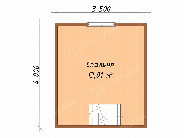 Каркасный дом 5х4 «Тайга 130»